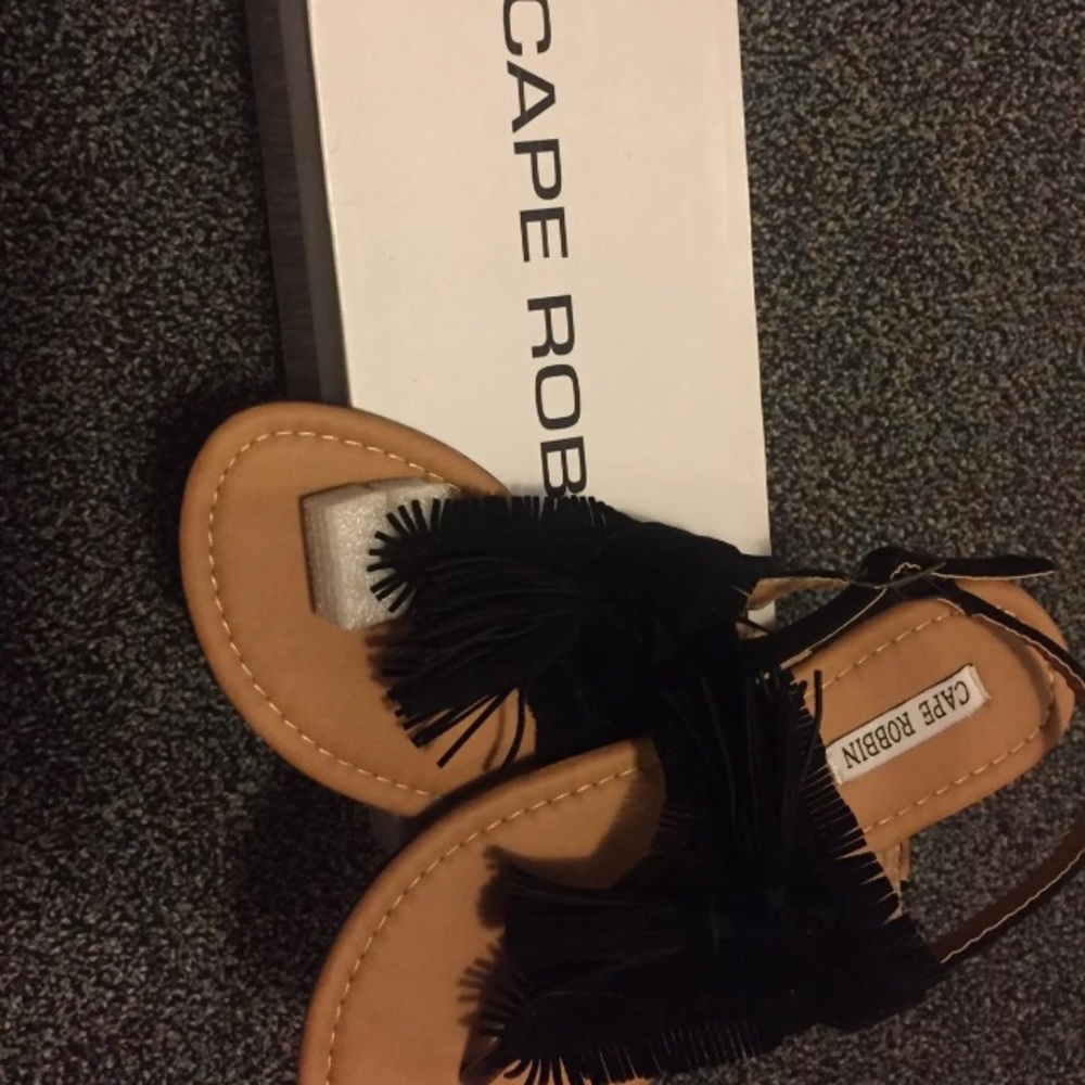 Black sandals